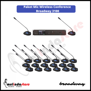 Mic Wireless Conference Broadway ZW3100 - 20 Mic